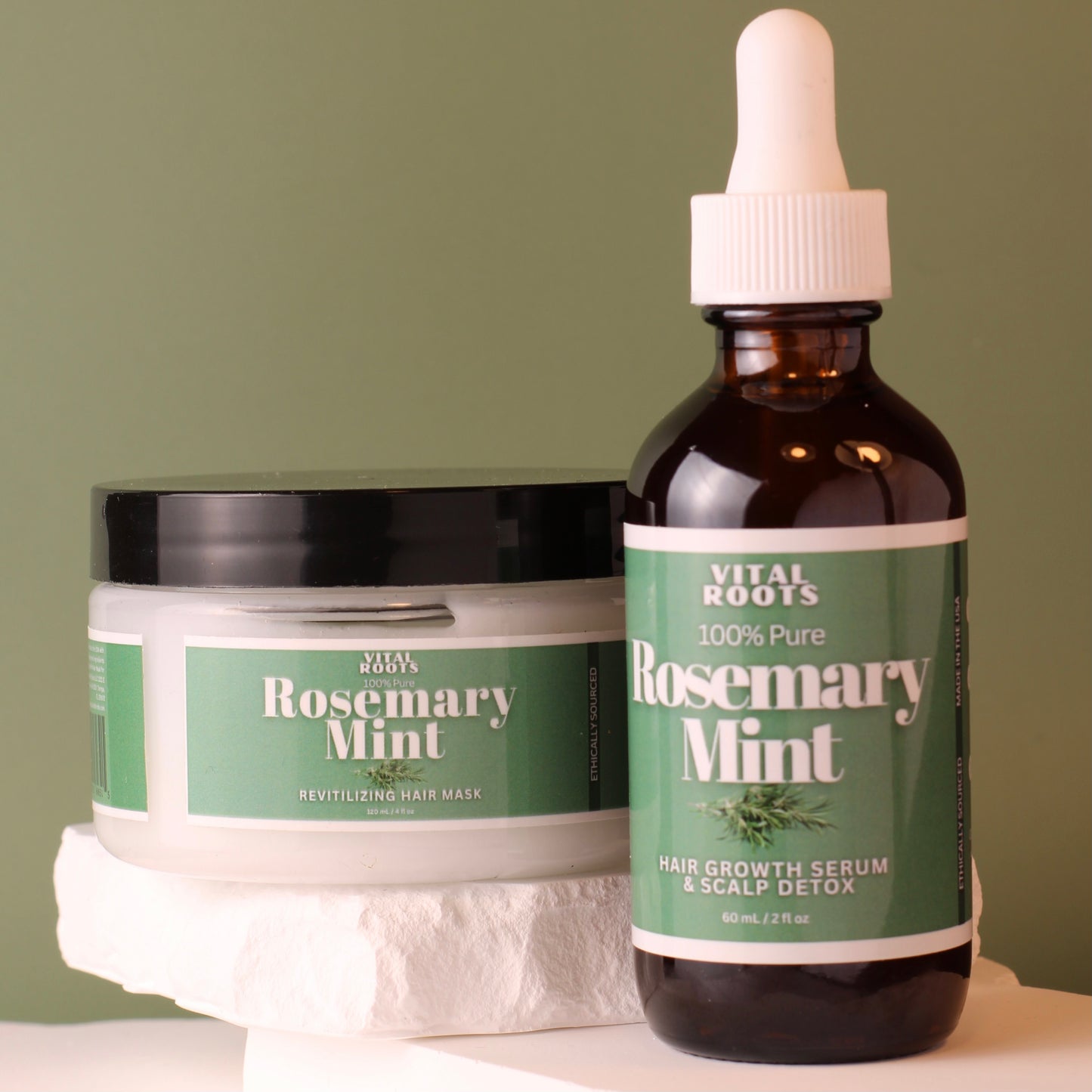 Rosemary Mint Serum + Mask Duo